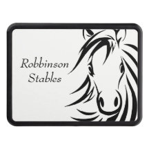 Personlig Horse Trailer Hitch Cover