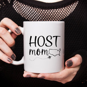Personlig Host Mamma Mugg ,Au Pair Gift, Host Mamm