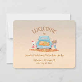 Personlig hösthämtning Välkomst Björn Pumpa  Inbjudningar