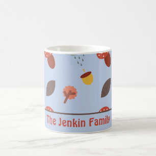 Personlig höstkaffemugg kaffemugg