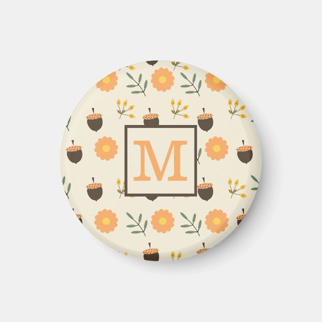 Personlig Höstmagnet Magnet (Framsidan)