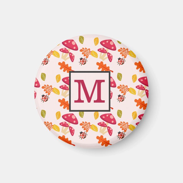 Personlig Höstmagnet Magnet (Framsidan)