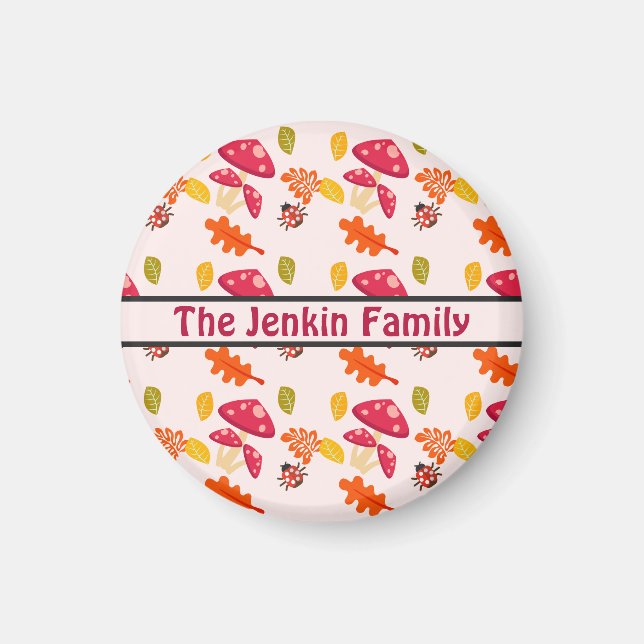 Personlig - höstnät magnet (Framsidan)