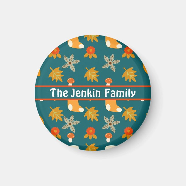 Personlig - höstnät magnet (Framsidan)