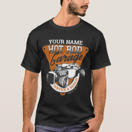 Personlig Hot rod Garage Roadster Repair Shop T Shirt