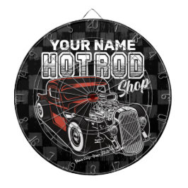 Personlig Hot rod Shop Retro Garage Lastbil Darttavla