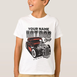 Personlig Hot rod Shop Retro Garage Lastbil T Shirt