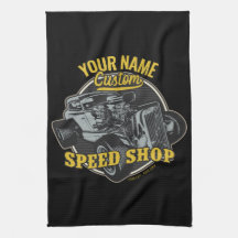 Personlig Hot Rod Speed Shop Racing Garage
