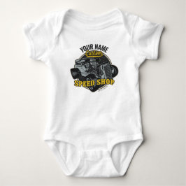 Personlig Hot rod Speed Shop Tävla Garage T Shirt