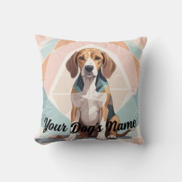 Personlig Hound Pillow Kudde