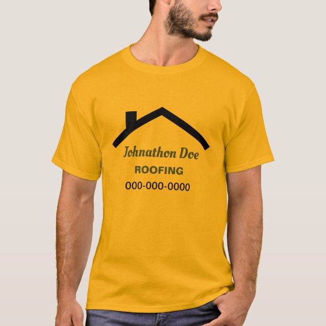 Personlig House Tak T Shirt (Framsida)