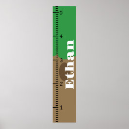 Personlig Human Growth Chart Ruler | Utskrift Poster