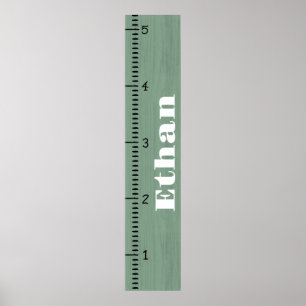 Personlig Human Growth Chart Ruler   Utskrift Poster