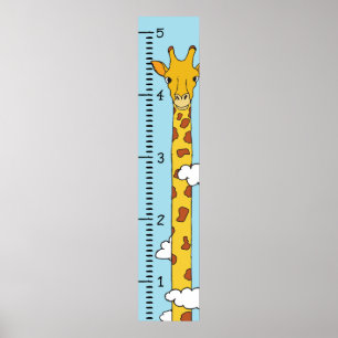 Personlig Human Growth Chart Ruler   Utskrift Poster