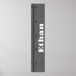 Personlig Human Growth Chart Ruler | Utskrift Poster