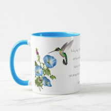 Personlig Hummingbird Faith Mugg