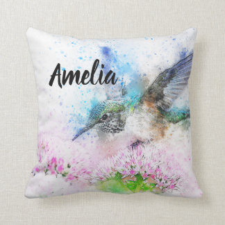 Personlig Hummingbird Kudde