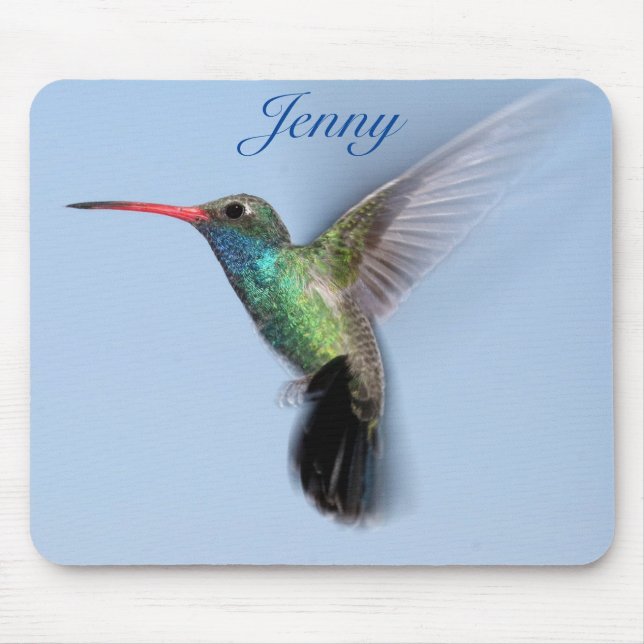 Personlig Hummingbird Mouse Pad Mousepad Musmatta (Framsidan)