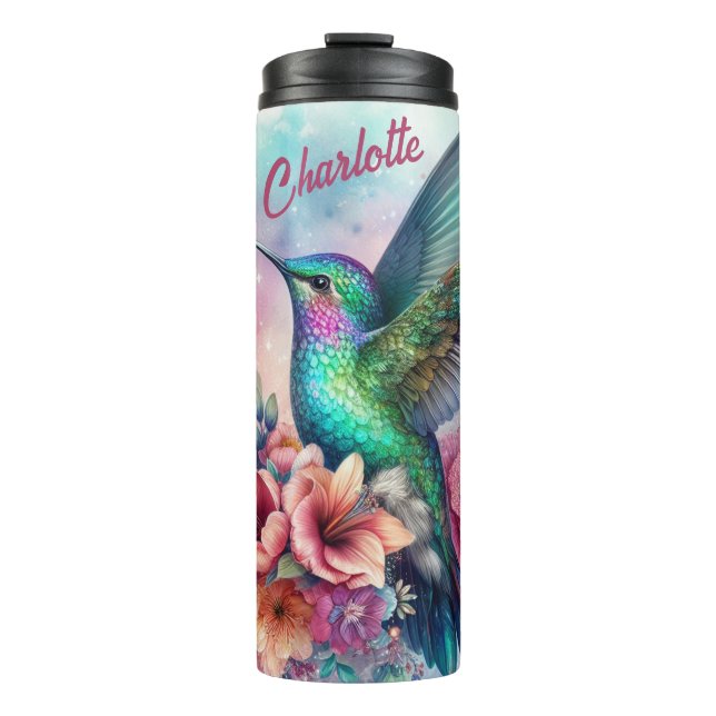 Personlig Hummingbird Thermal Tumbler (Framsida)