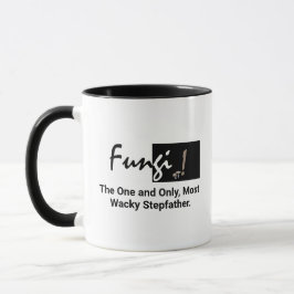 Personlig Humous Fungi Pun Typography för manar Mugg