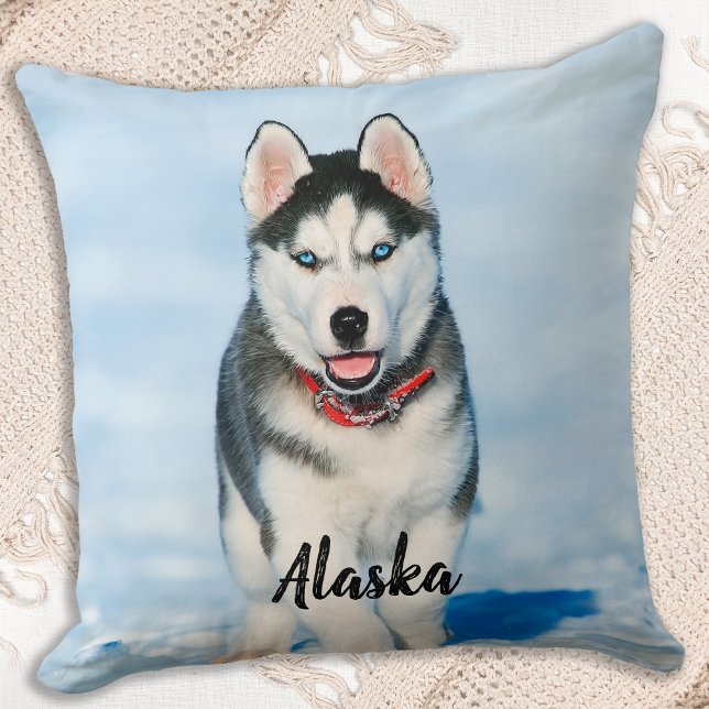 Personlig Hund 2 Pet Photo Kudde (Skapare uppladdad)