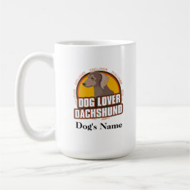 Personlig Hund älskare Dachshund Hund aveln Kaffemugg
