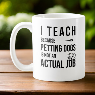 Personlig Hund älskare Lärare... Kaffemugg