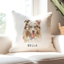 Personlig Hund älskare Watercolor Hund Mamma Gift