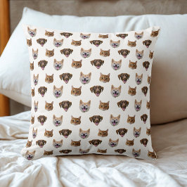 Personlig Hund Ansikte, Hund Cat Mamma Photo Gift Kudde