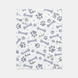 Personlig Hund Blanket Fleecefilt