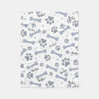 Personlig Hund Blanket Fleecefilt