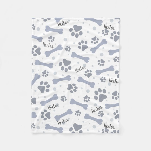 Personlig Hund Blanket Fleecefilt (Framsidan)