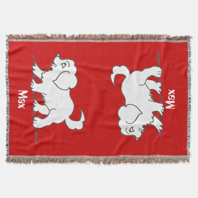 Personlig Hund Blanket Mysfilt (Framsidan)