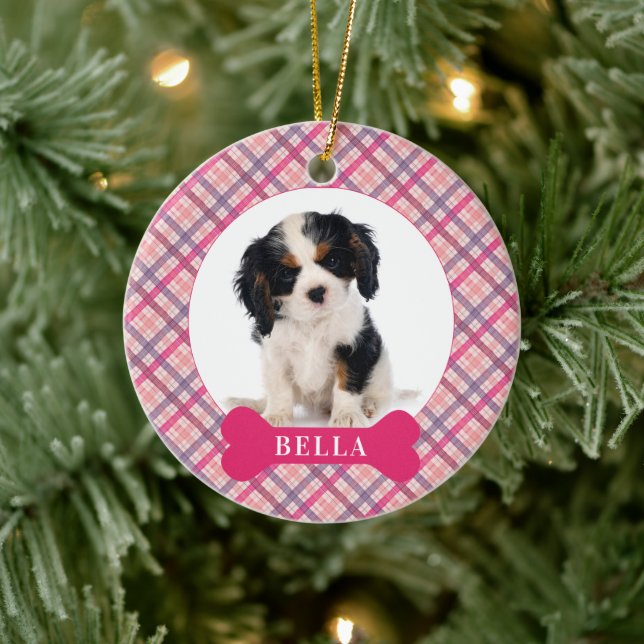Personlig Hund Festive Ped Helgdag Photo Pet C Julgransprydnad Keramik (Träd)