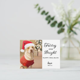 Personlig-Hund-fotokort, Pet-julkort Anteckningskort