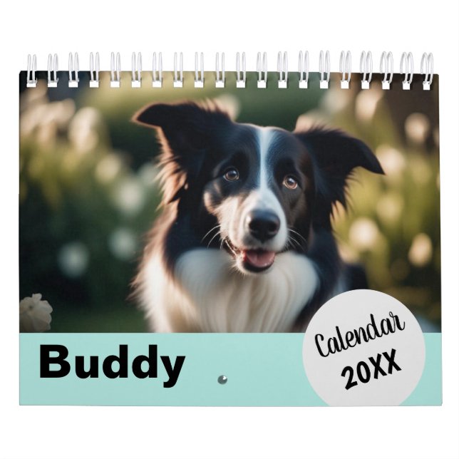 Personlig Hund Foton Pet Year Skapar ditt eget Kalender (Omslag)