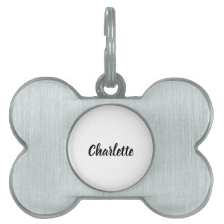 Personlig Hund jul Ornament w/ Namn, Hund O ID-bricka Husdjur
