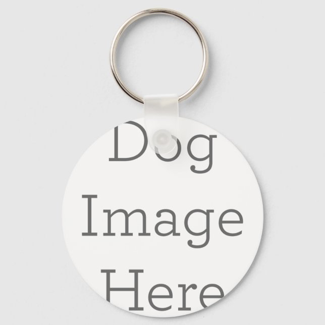 Personlig Hund Keychain Gift Nyckelring (Framsida)