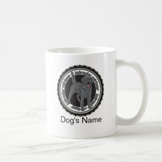 Personlig Hund Labrador Retriever med Namn Kaffemugg