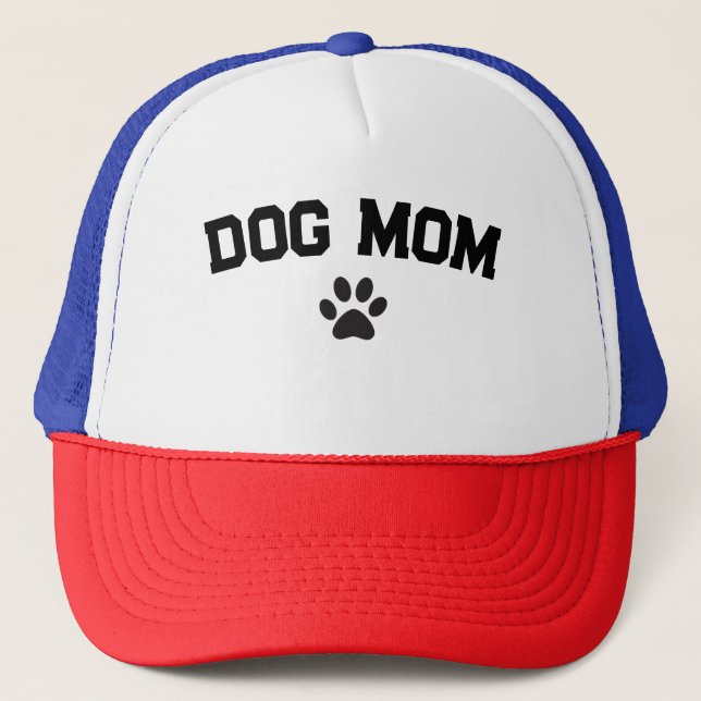 Personlig Hund Mamma Hat | roligt Cap | Anpassning Keps (Framsida)