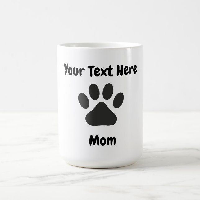 Personlig Hund Mamma Mugg (Center)