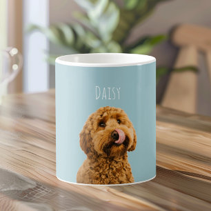 Personlig hund med namn Anpassad husdjursfoto Kaffemugg