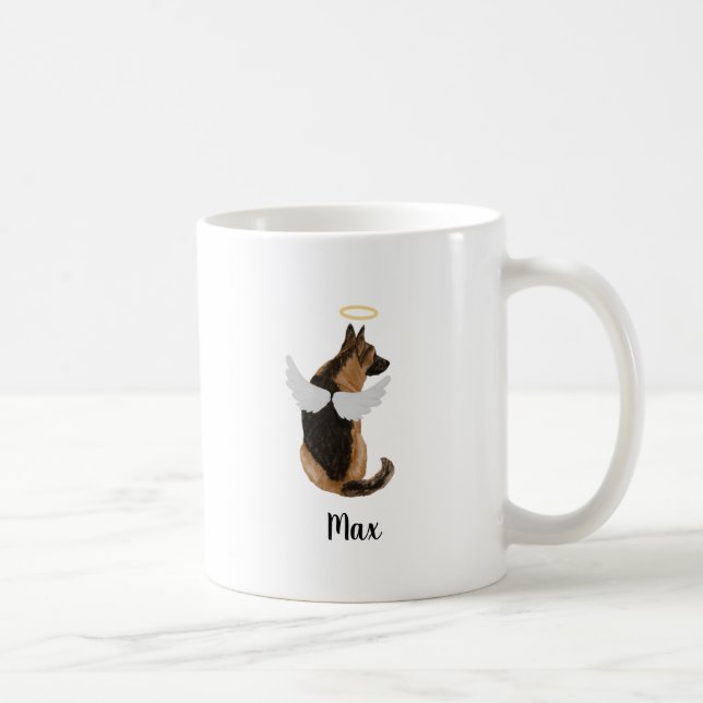 Personlig Hund Memorial Coffee Mugg (Höger)