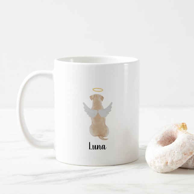 Personlig Hund Memorial Coffee Mugg (Med munk)