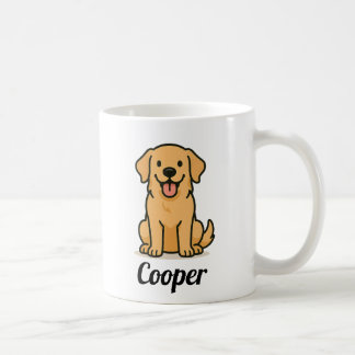 Personlig Hund Mugg - Cute Golden Retriever Gift
