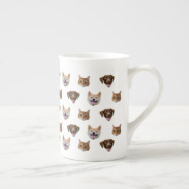 Personlig Hund Mugg, Hund Cat Mamma Gift Benporslin Mugg