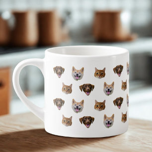 Personlig Hund Mugg, Hund Cat Mamma Gift Espressomugg