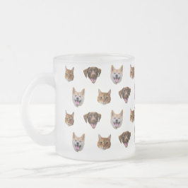 Personlig Hund Mugg, Hund Cat Mamma Gift Frostad Glasmugg