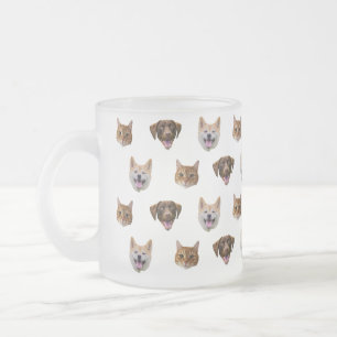 Personlig Hund Mugg, Hund Cat Mamma Gift Frostad Glasmugg