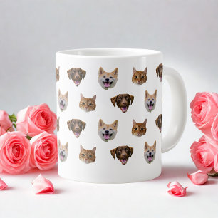 Personlig Hund Mugg, Hund Cat Mamma Gift Jumbo Mugg